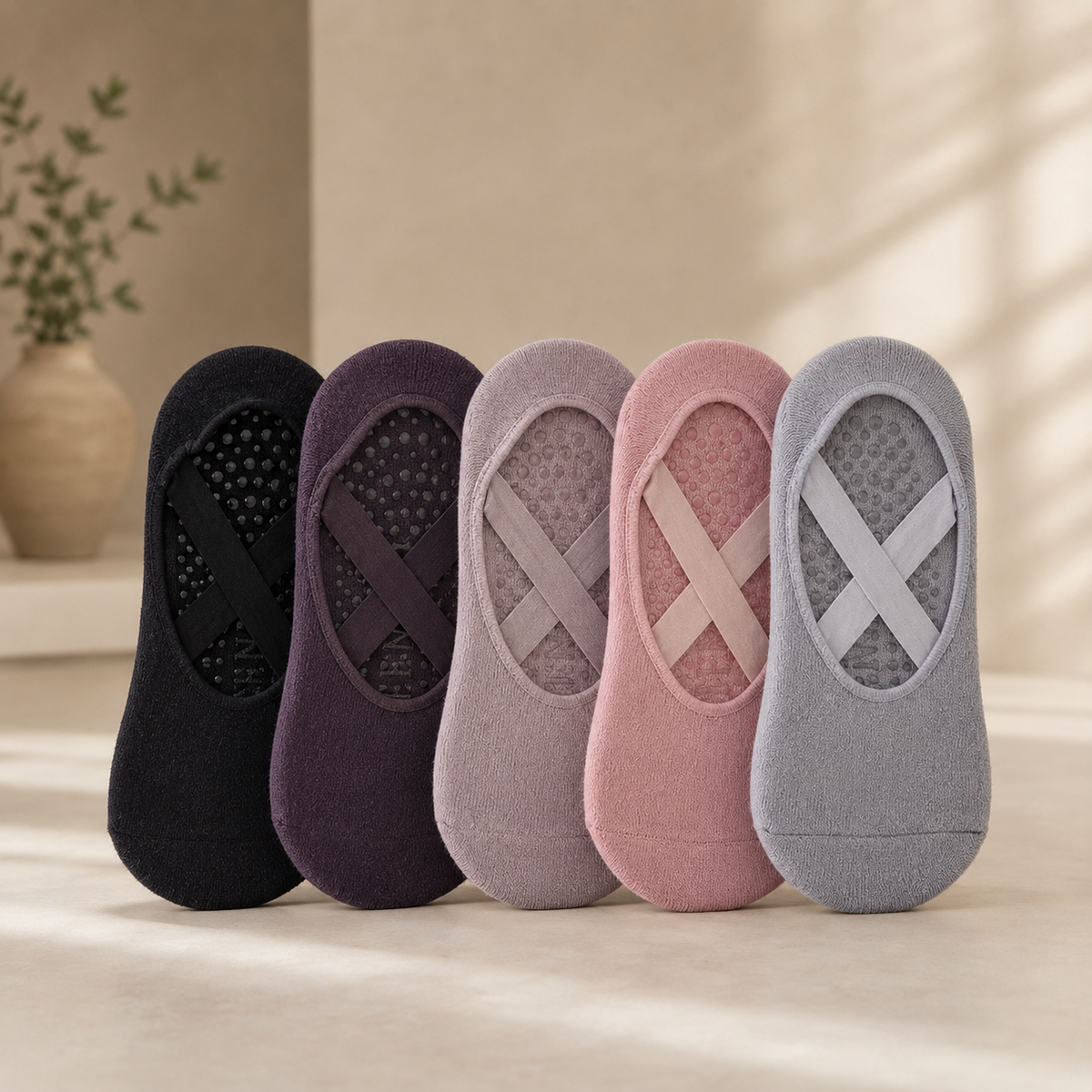 גרבי פילאטיס פתוחות
